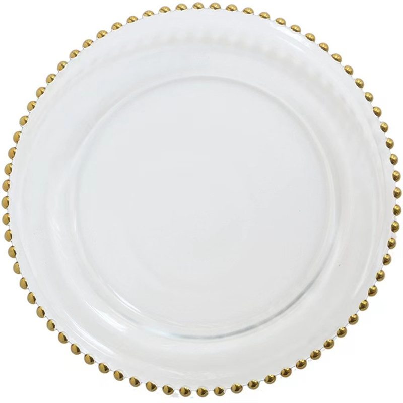 Wholesale Glass Charger Plate PZ-009 - Image 2